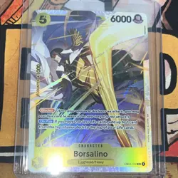 Bandai One Piece Card Game Borsalino EB04-058 SR Parallel Foil 6000 - Image 1