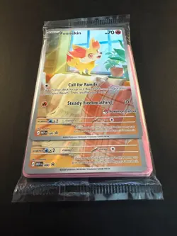 SEALED Pokemon Center Stamped Fennekin Promo Chaos Rising ETB Card Pack MEP 080 - Image 1