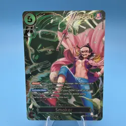 One Piece CCG Royal Blood Foil Card Smoker (030) OP10-030 SP - Image 1