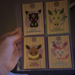 10 card lot of let's go Eevee database - Image 1