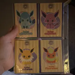 10 card lot of let's go Eevee database - Image 2