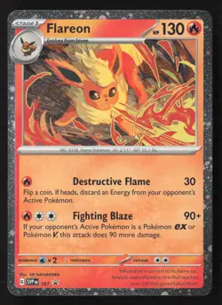 Flareon - (Cosmos Holo) Promo Holo SV: Scarlet & Violet Promo Cards 167 NM - Image 1
