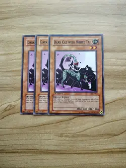 Yu-Gi-Oh! - Dark Cat With White Tail 3X - Complete Playset Of Cards - Image 1