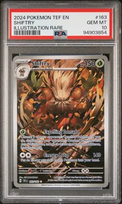 Pokemon Shiftry Temporal Forces PSA 10 - Image 1