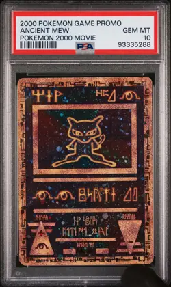 Pokemon Ancient Mew Movie Promo Holo PSA 10 - Image 1