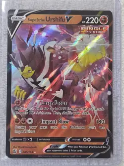 Single Strike Urshifu V - 085/163 Ultra Rare HOLO Battle Styles Pokemon TCG NM - Image 4