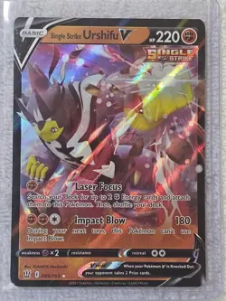 Single Strike Urshifu V - 085/163 Ultra Rare HOLO Battle Styles Pokemon TCG NM - Image 5