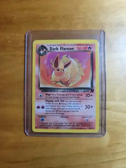 Dark Flareon 35/82 Team Rocket Pokemon TCG Card Vintage Near Mint - Image 3
