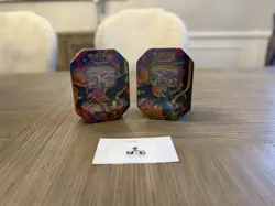 Pokemon Mega Charizard Tin Lot of 2 Charizard X & Y Trading Card Game 2026 - Image 1