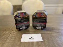 Pokemon Mega Charizard Tin Lot of 2 Charizard X & Y Trading Card Game 2026 - Image 2