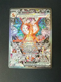 Charizard EX 223/197 SV03: Obsidian Flames SIR Holo NM Pokemon Card - Image 1