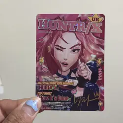 KAYOU Kpop Demon Hunters CCG HUNTRIX MIRA UR Card KPDH01-UR-002 - Image 1