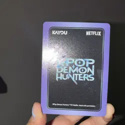 KAYOU Kpop Demon Hunters CCG HUNTRIX MIRA UR Card KPDH01-UR-002 - Image 4