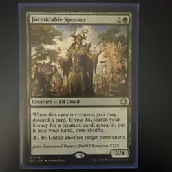 Formidable Speaker NM Lorwyn Eclipsed Magic The Gathering Mtg Near Mint - Image 1
