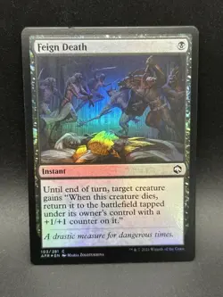 MTG Feign Death C Adventures in the Forgotten Realms #103 FOIL - Image 1