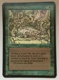 4x Carnivorous Plant - MTG The Dark - Image 2
