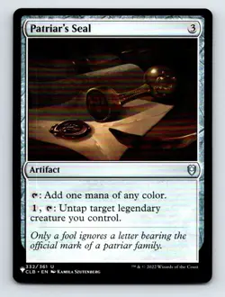 Patriar's Seal U The List Reprints 332/361 NM - Image 1