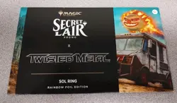 MTG Sol Ring (Rainbow Foil) Secret Lair Promo Twisted Metal Factory Sealed - Image 1