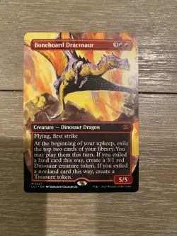 🔮 MTG: Bonehoard Dracosaur Borderless - The Lost Caverns of Ixalan #321 - Image 1