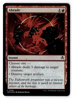 Abrade 139 Innistrad Remastered Foil NM - Image 1