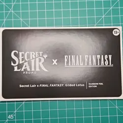 MTG - Secret Lair x Final Fantasy - Gilded Lotus (Rainbow Foil Edition) - Image 1