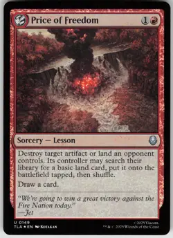 MTG Price of Freedom Foil NM Avatar: The Last Airbender Magic 149 - Image 1