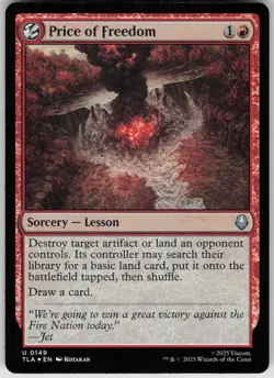 MTG Price of Freedom Foil NM Avatar: The Last Airbender Magic 149 - Image 1