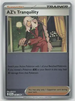 AZ's Tranquility 076/086 Uncommon Chaos Rising Pokemon Reverse Holo Near Mint - Image 1