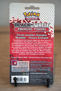 2011 Pokemon Black & White Emerging Powers Blister Booster Pack Cobalion Art - Image 2
