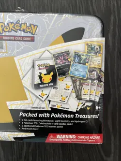 Pokemon TCG 25th Anniversary Sealed Celebrations Collector’s Chest Lunch Box Tin 820650809415 - Image 3