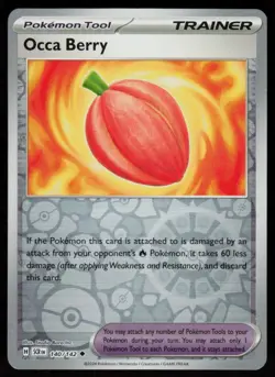 Occa Berry 140/142 Uncommon Stellar Crown Pokemon Reverse Holo Near Mint - Image 1