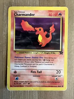 Charmander - 50/82 - Common - Unlimited Edition DMG, English Pokemon Team Rocket - Image 1