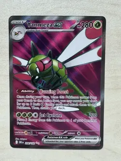 Pokemon TCG Yanmega Ex 206/182 Destined Rivals Ultra Rare NM - Image 1