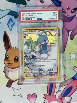 Pokemon Altaria TG11/TG30 Silver Tempest Trainer Gallery Holo Card PSA 9 - Image 1
