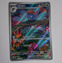 Gloom 198/197 SV03: Obsidian Flames Holo Illustration Rare Pokemon TCG - Image 1