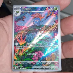 Gloom 198/197 SV03: Obsidian Flames Holo Illustration Rare Pokemon TCG - Image 3