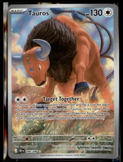 Tauros 096/086 Holo Illustration Rare Chaos Rising Pokemon Holo Near Mint - Image 1