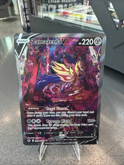 Zamazenta V GG54/GG70 Crown Zenith Galarian Gallery Pokemon NM - Image 1