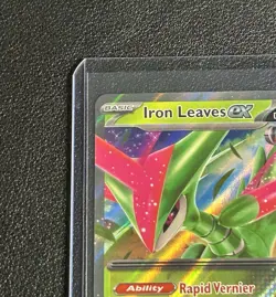 Iron Leaves EX Holo #128 Pokemon Promo 2024 TCG 🔥🔥🔥🔥 - Image 2
