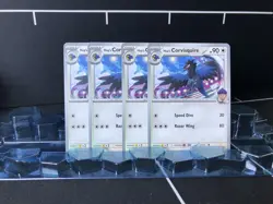 4x Hop's Corvisquire 134/159 x4 - NM Journey Together Pokemon Playset - Image 1