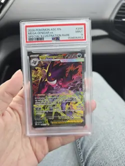 2026 POKEMON ME: ASCENDED HEROES #284/217 MEGA GENGAR EX SIR HOLO PSA 9 *CLEAN* - Image 1