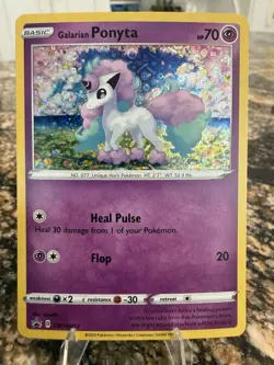 Galarian Ponyta SWSH013 General Mills Promo Holo Basic English HP 70 - Image 1