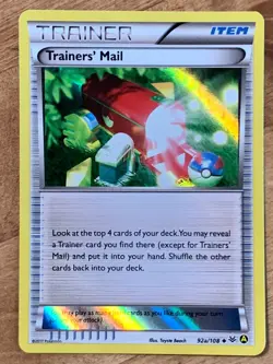 Pokemon TCG Trainers' Mail 92a/108 Alternate Art Holo Promo Roaring Skies NM - Image 1
