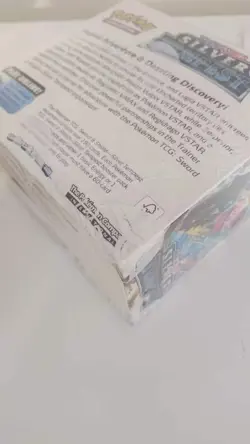 Pokemon TCG Sword & Shield Silver Tempest Booster Box Factory Sealed damage - Image 2