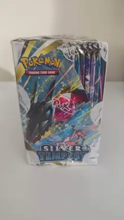Pokemon TCG Sword & Shield Silver Tempest Booster Box Factory Sealed damage - Image 4