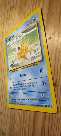 Karpador 35/102 Basis Set Pokemon Karten TCG De 🇩🇪 Ex Vintage - Image 4