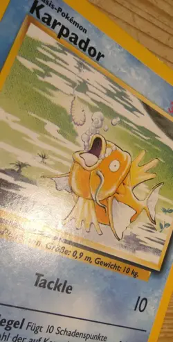 Karpador 35/102 Basis Set Pokemon Karten TCG De 🇩🇪 Ex Vintage - Image 5