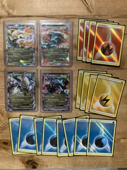Pokemon White Kyurem EX 96 103 & Black Kyurem 95 101 Energy Promo Lot NM - Image 2