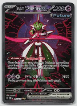 Iron Valiant ex 157/131 NM Prismatic Evolutions Pokemon - Image 1