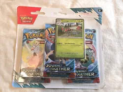 Pokemon Scarlet & Violet Journey Together (Yanmega) 3 Pack Blister - Image 1